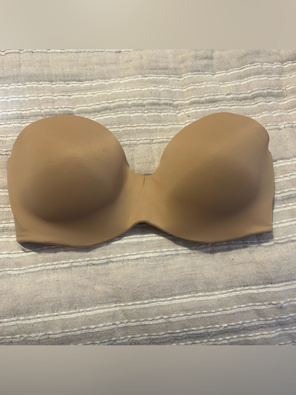 Ambrielle Multiway Strapless Bra Nude Tan Womens 34C